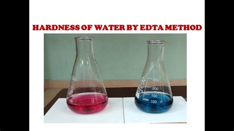 hardness test method for water|water hardness test procedure.